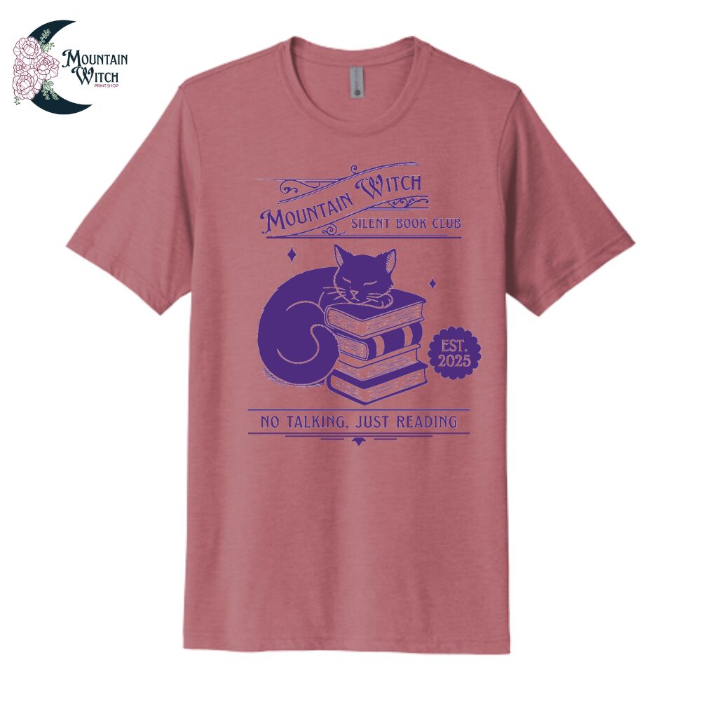 Mountain Witch Silent Book Club Tee